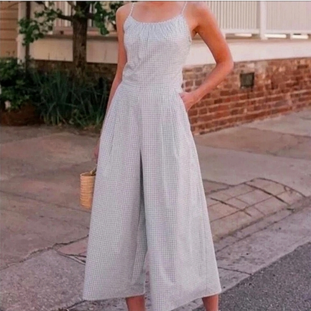 New! Gal Meets Glam Romper Gingham Sz4